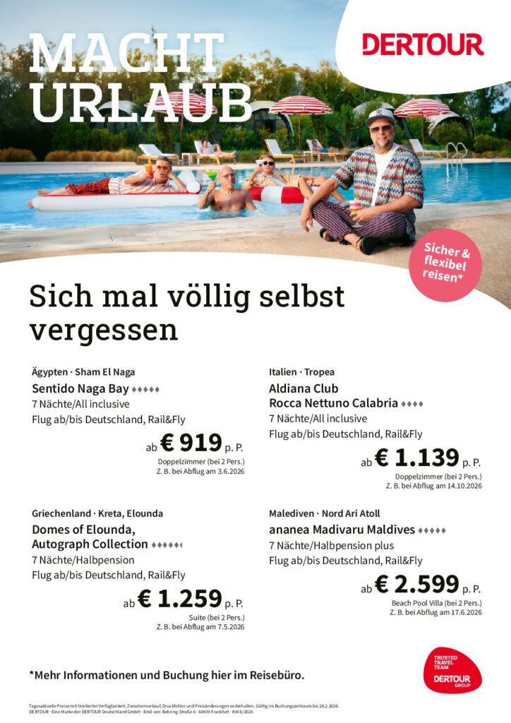 Best Ager + Seniorenreisen