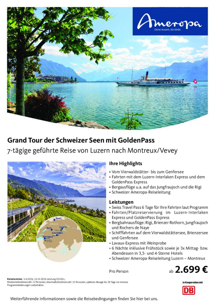 Best Ager + Seniorenreisen