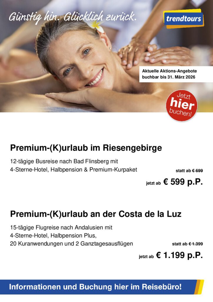 Best Ager + Seniorenreisen