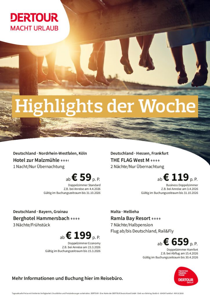 Best Ager + Seniorenreisen