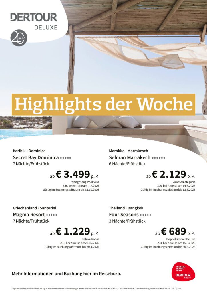 Best Ager + Seniorenreisen