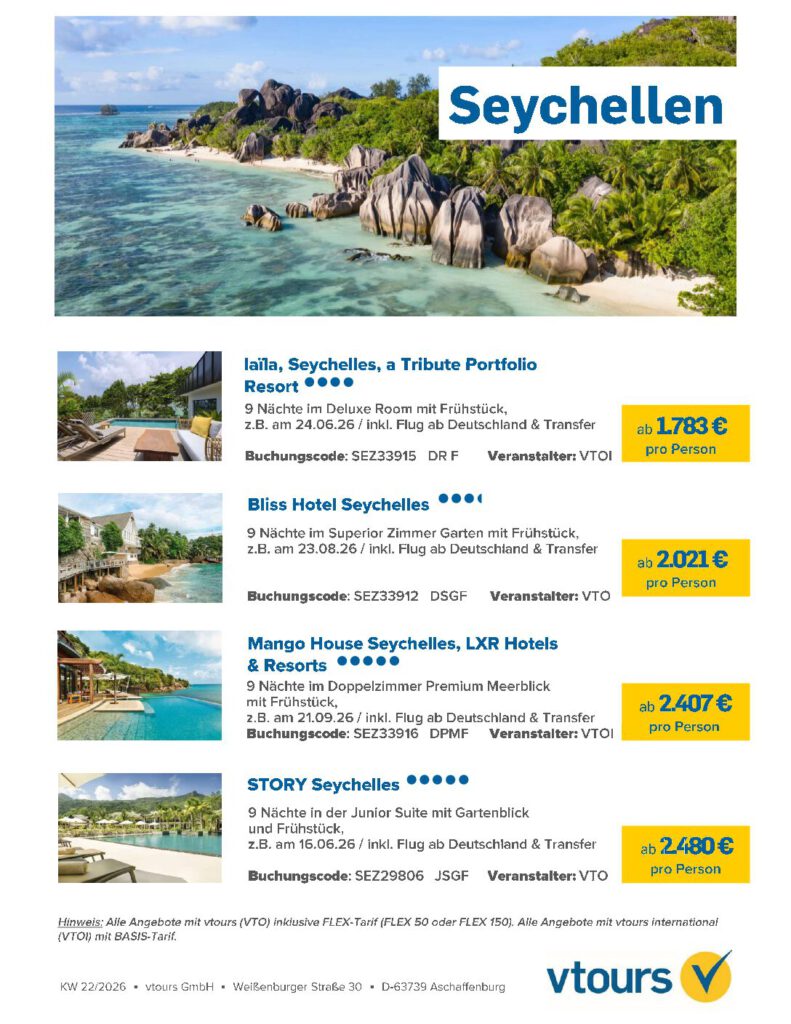 Best Ager + Seniorenreisen
