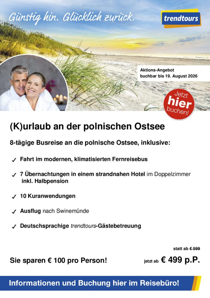Best Ager + Seniorenreisen