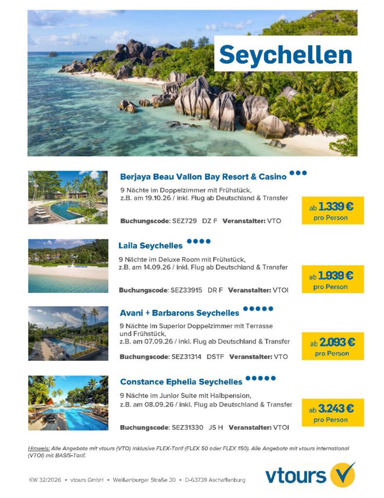 Best Ager + Seniorenreisen