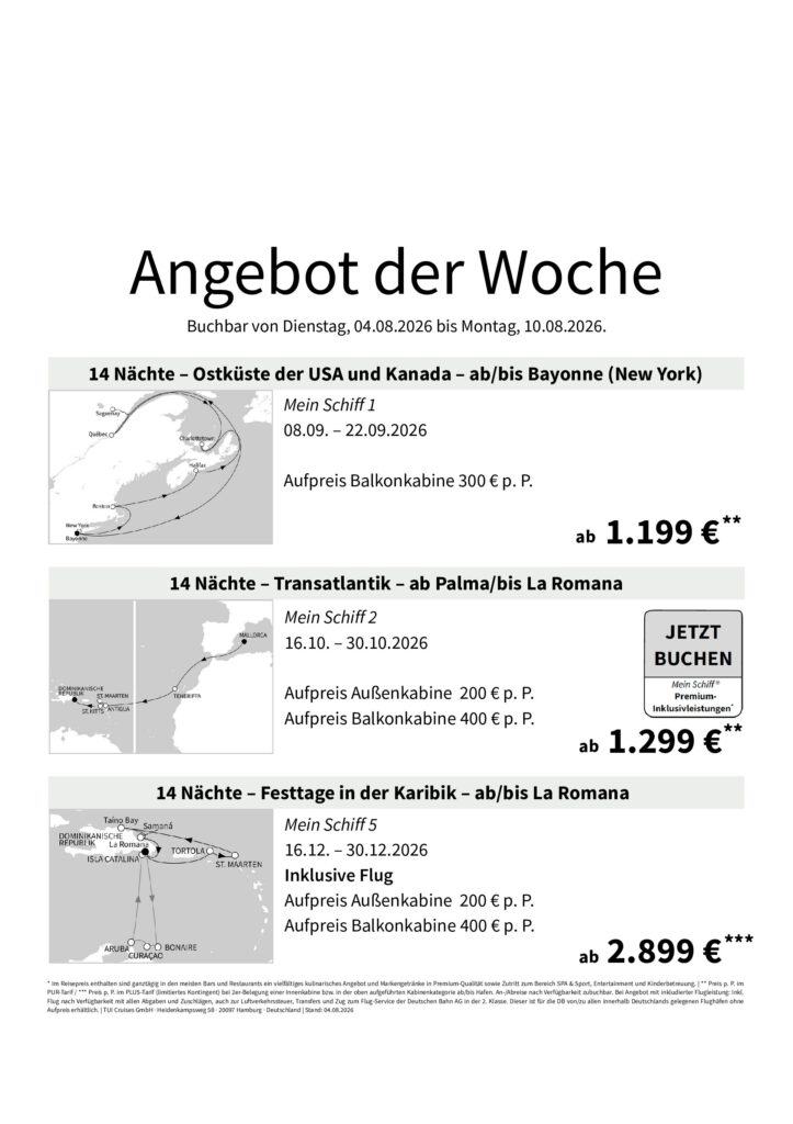 Best Ager + Seniorenreisen
