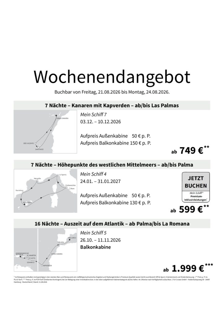 Best Ager + Seniorenreisen
