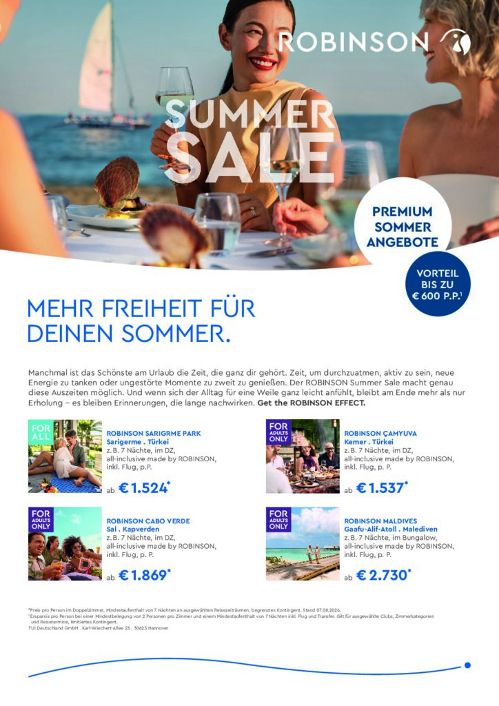 Best Ager + Seniorenreisen