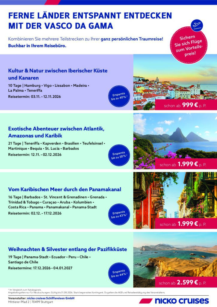 Best Ager + Seniorenreisen